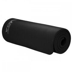 SportVida NBR Толще Нескольский коврик для тренировок Фитнеса и Ийоги (180x60x1.5cm) Черный цена и информация | Коврики для йоги, фитнеса | pigu.lt