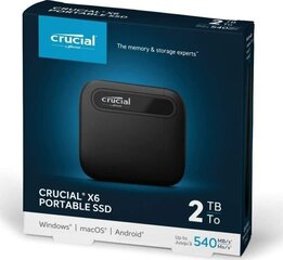 Crucial CT2000X6SSD9 kaina ir informacija | Vidiniai kietieji diskai (HDD, SSD, Hybrid) | pigu.lt