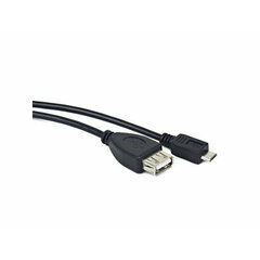 Кабель Micro USB Lanberg OEM-0006 Чёрный 15 cm цена и информация | Кабели и провода | pigu.lt