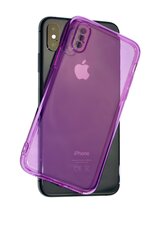 Чехол iPhone X/XS, Фиолетовый, Clear case цена и информация | Чехлы для телефонов | pigu.lt