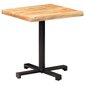 Bistro staliukas, 70x70x75 cm, rudas kaina ir informacija | Virtuvės ir valgomojo stalai, staliukai | pigu.lt