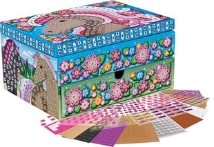 Papuošalų dėžutė Sticky Mosaics Enchanted Horses kaina ir informacija | Žaislai mergaitėms | pigu.lt