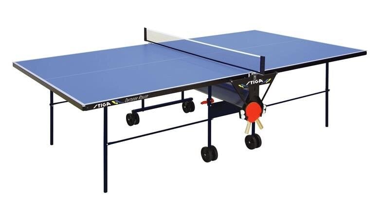 Stalo teniso stalas Stiga Outdoor Roller, 25 mm, mėlynas kaina ir informacija | Stalo teniso stalai ir uždangalai | pigu.lt