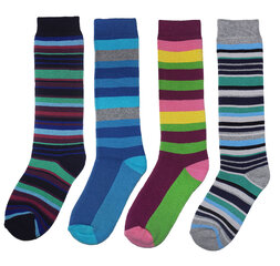 Pusilgės terminės kojinės vaikams stripe, mėlynos kaina ir informacija | Kojinės, pėdkelnės berniukams | pigu.lt