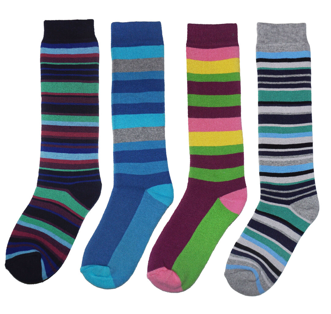 Pusilgės terminės kojinės vaikams stripe, mėlynos kaina ir informacija | Kojinės, pėdkelnės mergaitėms | pigu.lt
