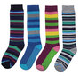 Pusilgės terminės kojinės vaikams stripe, violetinės kaina ir informacija | Kojinės, pėdkelnės mergaitėms | pigu.lt