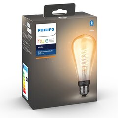 Умная лампа Philips HueW 7W Fil ST72 цена и информация | Электрические лампы | pigu.lt
