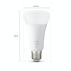 Philips HueW 15.5W A67 E27 1P  (100W equivalent) цена и информация | Электрические лампы | pigu.lt