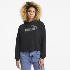 Джемпер женский Puma ESS Cropped Hoody TR W 582411 01, черный цена и информация | Женские толстовки | pigu.lt