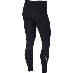 Sportinės kelnės moterims Nike Legasee Swoosh W CJ2655 013 (67820), juodos kaina ir informacija | Sportinė apranga moterims | pigu.lt