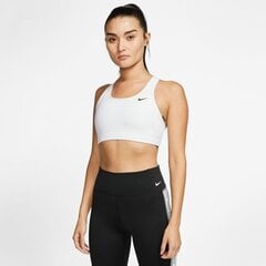 Женский спортивный бюстгальтер Nike Swoosh Bra W BV3630-100, белый. цена и информация | Бюстгальтеры | pigu.lt