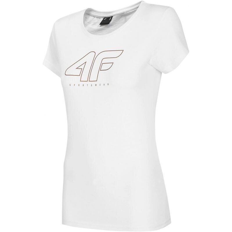 Sportiniai marškinėliai moterims 4F W H4Z20 TSD022 72643 цена и информация | Sportinė apranga moterims | pigu.lt