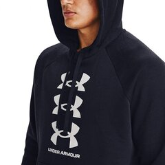 Свитер мужской Under Armour Rivial M 1357094 001, черный цена и информация | Мужские джемперы | pigu.lt