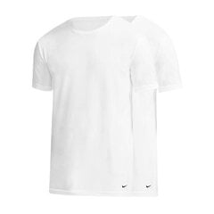 Мужская спортивная футболка Nike Everyday Cotton Stretch 2Pak M 0000KE1010-100 (74346), белая цена и информация | Мужские термобрюки, темно-синие, SMA61007 | pigu.lt