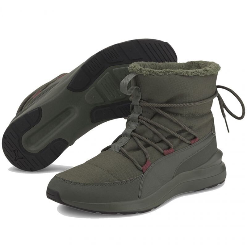 Žiemos batai moterims Puma Adela Winter Boot Thyme W 369862 05, žali kaina ir informacija | Sportiniai bateliai, kedai moterims | pigu.lt