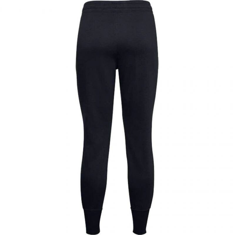 Sportinės kelnės moterims Under Armor Rival Fleece W 1356416 001, juodos kaina ir informacija | Sportinė apranga moterims | pigu.lt