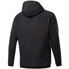 Джемпер для мужчин Reebok Workout Ready Fleece Full Zip M FS8450, черный цена и информация | Мужские толстовки | pigu.lt