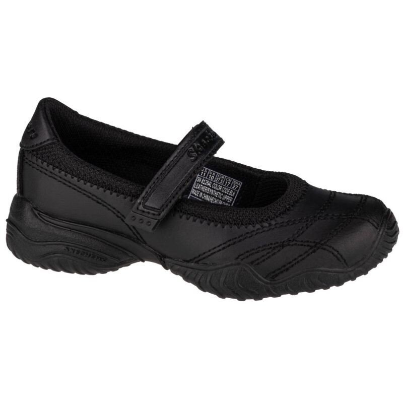 Laisvalaikio batai moterims Skechers Velocity-Pouty Jr 81264L-BLK, juodi kaina ir informacija | Sportiniai batai vaikams | pigu.lt
