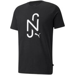 Sportiniai marškinėliai vyrams Puma Neymar 2.0 Logo M 605536 01, juodi kaina ir informacija | Sportinė apranga vyrams | pigu.lt