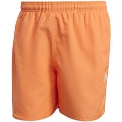 Maudymosi šortai vyrams Adidas Short Length Solid Swim M GQ1085 75919 kaina ir informacija | Maudymosi šortai, glaudės | pigu.lt