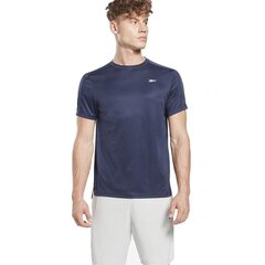 Спортивная футболка мужская Reebok Workout Ready Short Sleeve Tech Tee M GJ0872, синяя цена и информация | Мужская спортивная одежда | pigu.lt