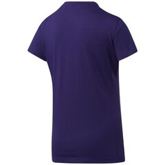 Sportiniai marškinėliai moterims, Reebok Training Essential Graphic Tee Reebok Read W GI6646, violetiniai kaina ir informacija | Sportinė apranga moterims | pigu.lt