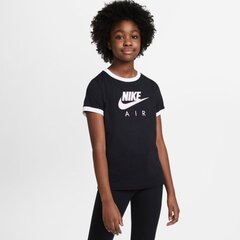 Спортивная футболка для девочек Nike Air Jr CZ1828 657, черная цена и информация | Футболка для девочек | pigu.lt