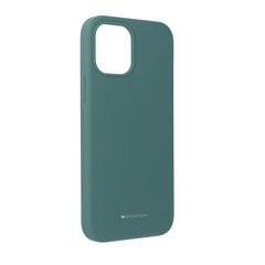 Dėklas Mercury Silicone Case Iphone 12 max žalia kaina ir informacija | Telefono dėklai | pigu.lt