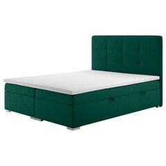 Кровать Selsey Bongiorno 160x200 см, зеленая цена и информация | Кровати | pigu.lt