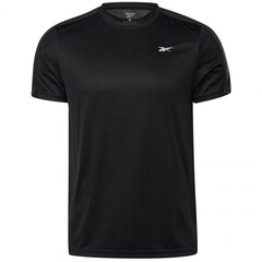 Спортивная футболка мужская Reebok Workout Ready Short Sleeve Tech Tee M GL3182, черная цена и информация | Мужская спортивная одежда | pigu.lt