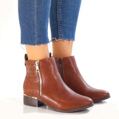 Классические женские ботинки Sprox, коричневые цена и информация | Женские сапоги | pigu.lt
