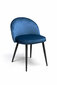 4-ių kėdžių komplektas VK-01, tamsiai mėlynas kaina ir informacija | Virtuvės ir valgomojo kėdės | pigu.lt