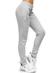 Женские спортивные брюки 372012 01, светло-серые цена и информация | Брюки | pigu.lt