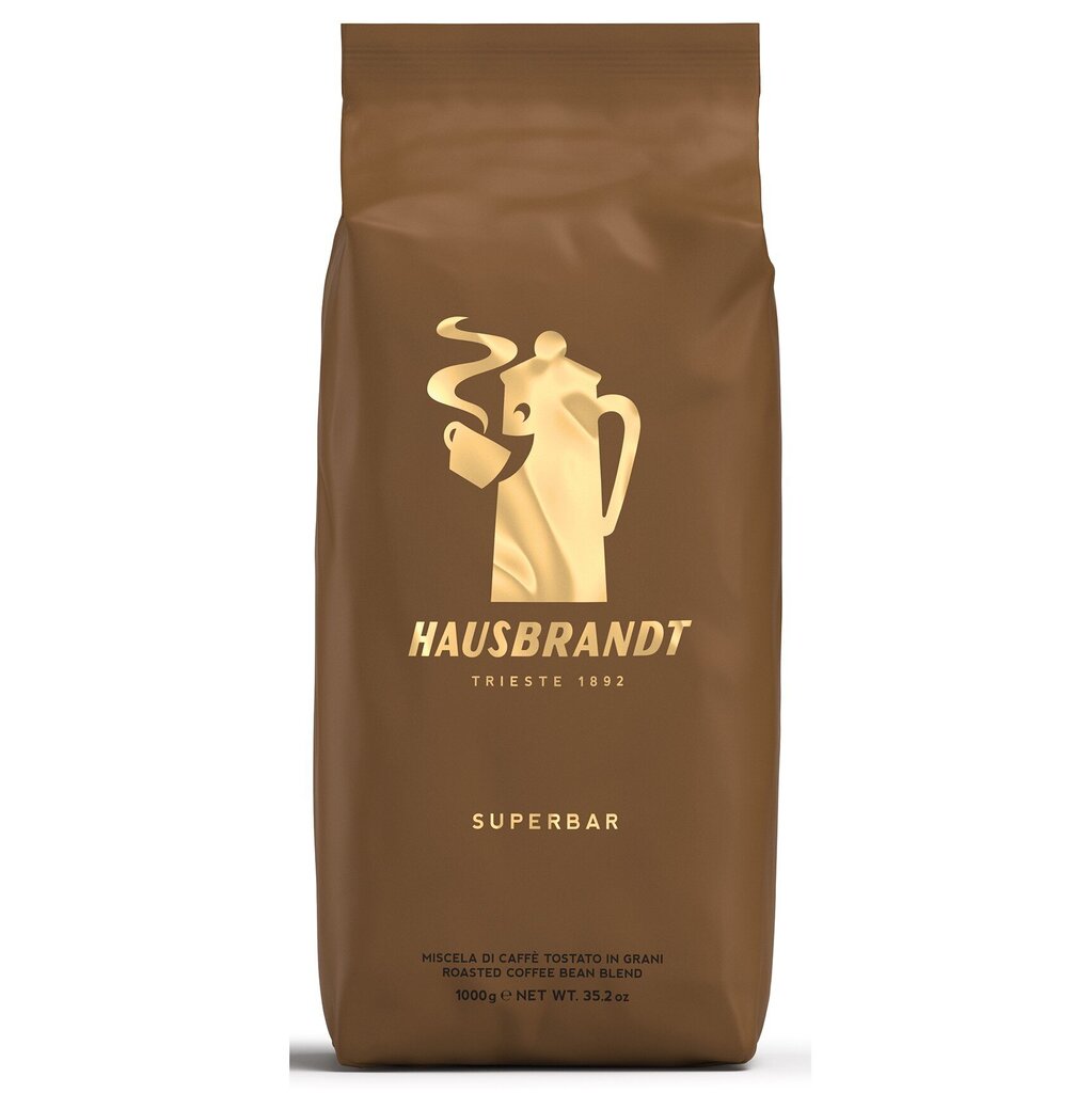 Hausbrandt Superbar Kavos pupelės, 1 kg kaina ir informacija | Kava, kakava | pigu.lt