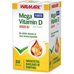 Maisto papildas Mega Vitamin D 4000 IU Forte, 30 kapsulių цена и информация | Витамины, пищевые добавки, препараты для хорошего самочувствия | pigu.lt