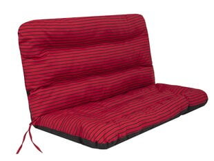 Подушка для качелей Hobbygarden Ania 120см, красная/черная цена и информация | Подушки, наволочки, чехлы | pigu.lt