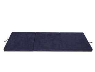 Складной матрас Hobbygarden Ben XL, 195x80 см, темно-синий цена и информация | Матрасы | pigu.lt