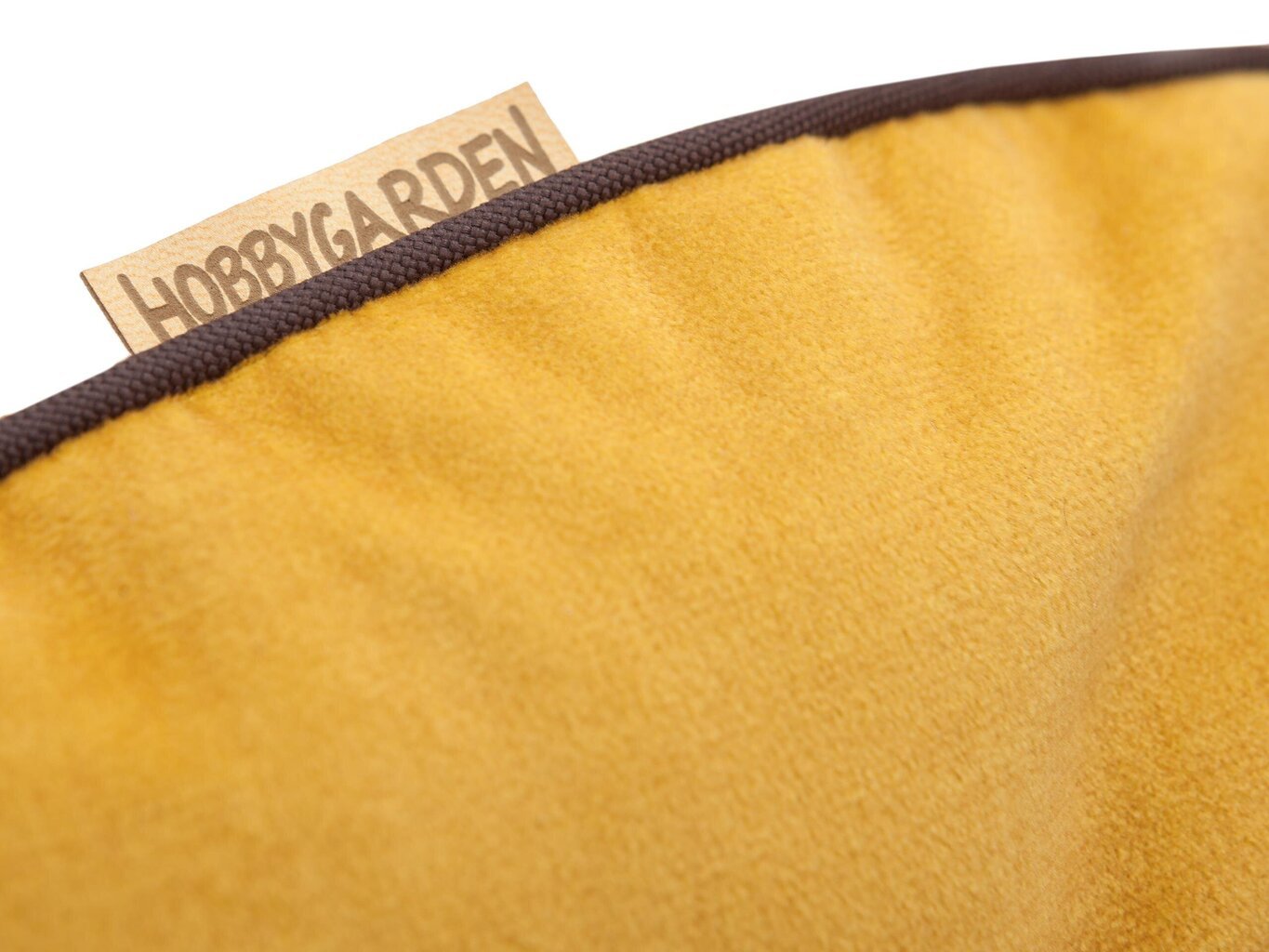 Grindų pagalvė Hobbygarden Yamatai 57cm, geltona kaina ir informacija | Sėdmaišiai ir pufai | pigu.lt