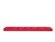Pagalvė suolui Etna Oxford 180x40 cm, raudona kaina ir informacija | Pagalvės, užvalkalai, apsaugos | pigu.lt