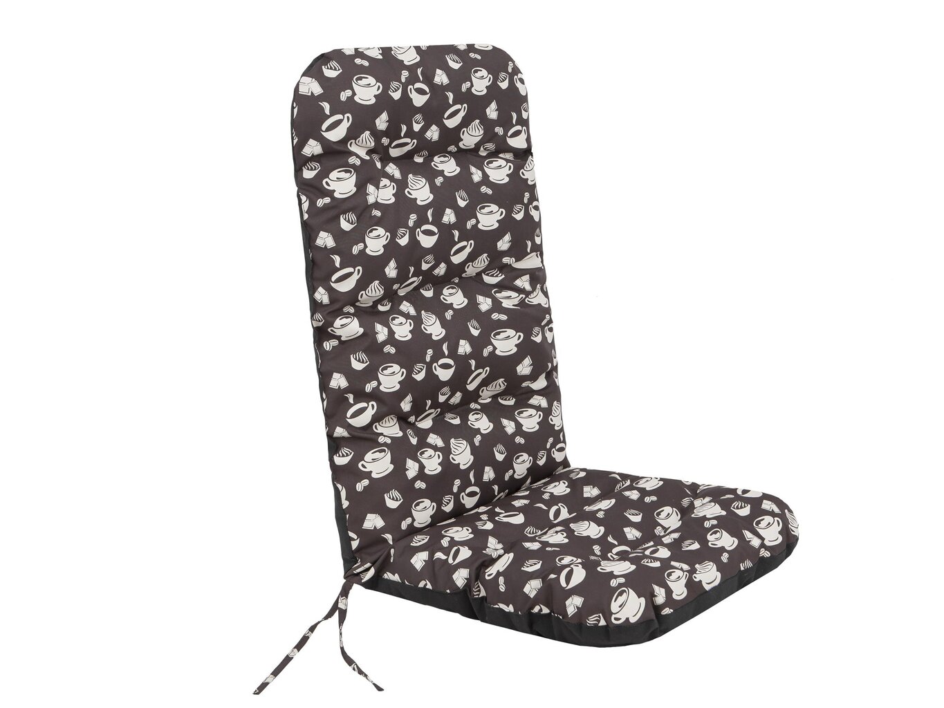 Pagalvė kėdei Hobbygarden Basia 48cm, tamsiai ruda kaina ir informacija | Pagalvės, užvalkalai, apsaugos | pigu.lt
