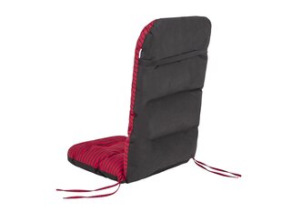 Подушка для стула Hobbygarden Basia 48см, красная/темно-серая цена и информация | Подушки, наволочки, чехлы | pigu.lt