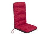 Pagalvė kėdei Hobbygarden Basia 48cm, raudona/tamsiai pilka