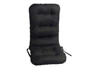 Подушка на стул Hobbygarden Basia 48см, черная цена и информация | Подушки, наволочки, чехлы | pigu.lt