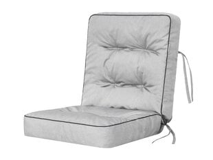 Подушка для стула Hobbygarden Venus 50см, светло-серая цена и информация | Подушки, наволочки, чехлы | pigu.lt
