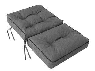 Подушка для стула Hobbygarden Venus 50см, серая цена и информация | Подушки, наволочки, чехлы | pigu.lt