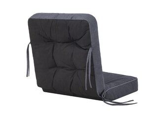 Подушка для стула Hobbygarden Venus 50см, темно-серая цена и информация | Подушки, наволочки, чехлы | pigu.lt