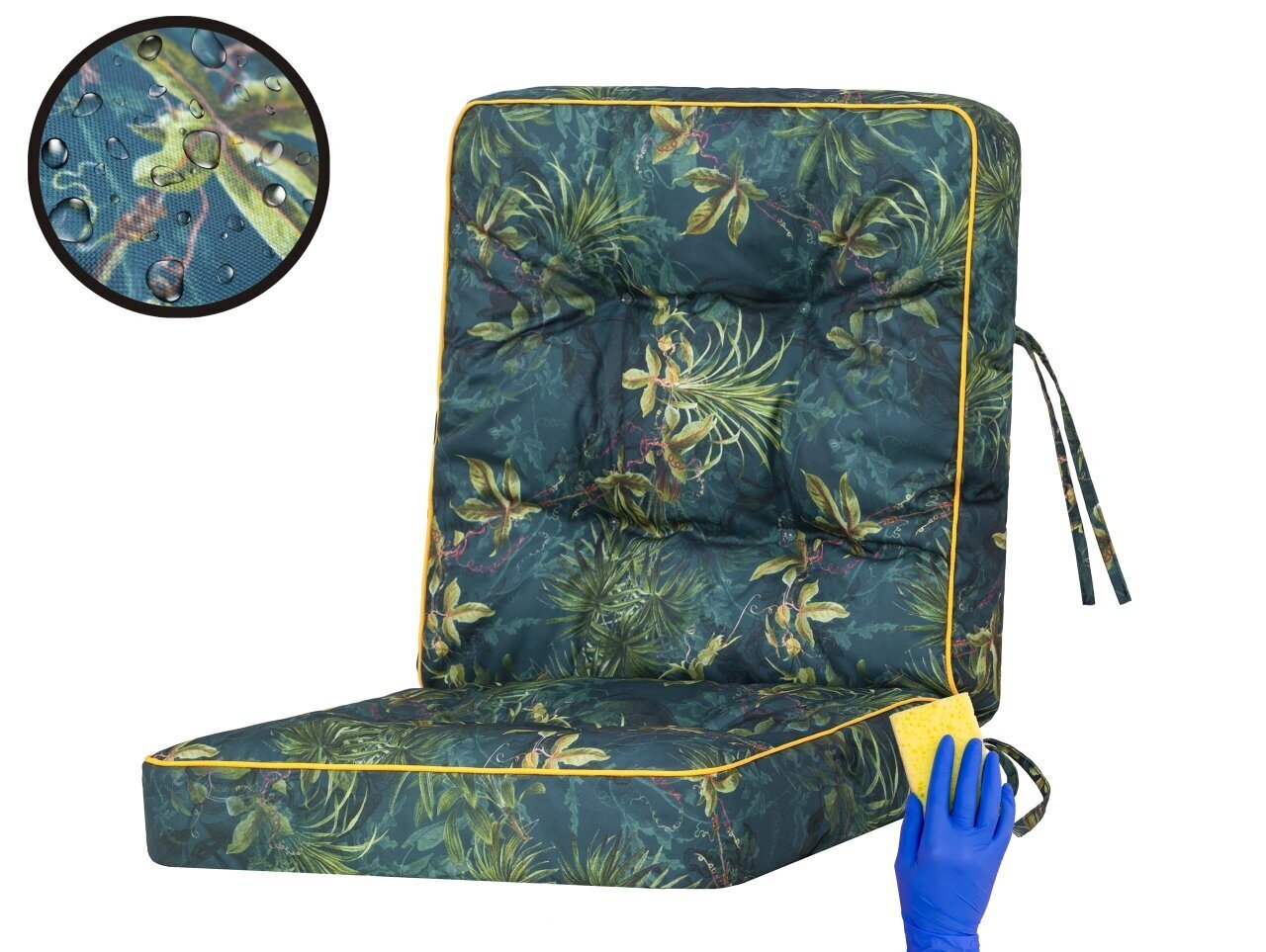 Pagalvė kėdei Hobbygarden Venus 50cm, mėlyna kaina ir informacija | Pagalvės, užvalkalai, apsaugos | pigu.lt