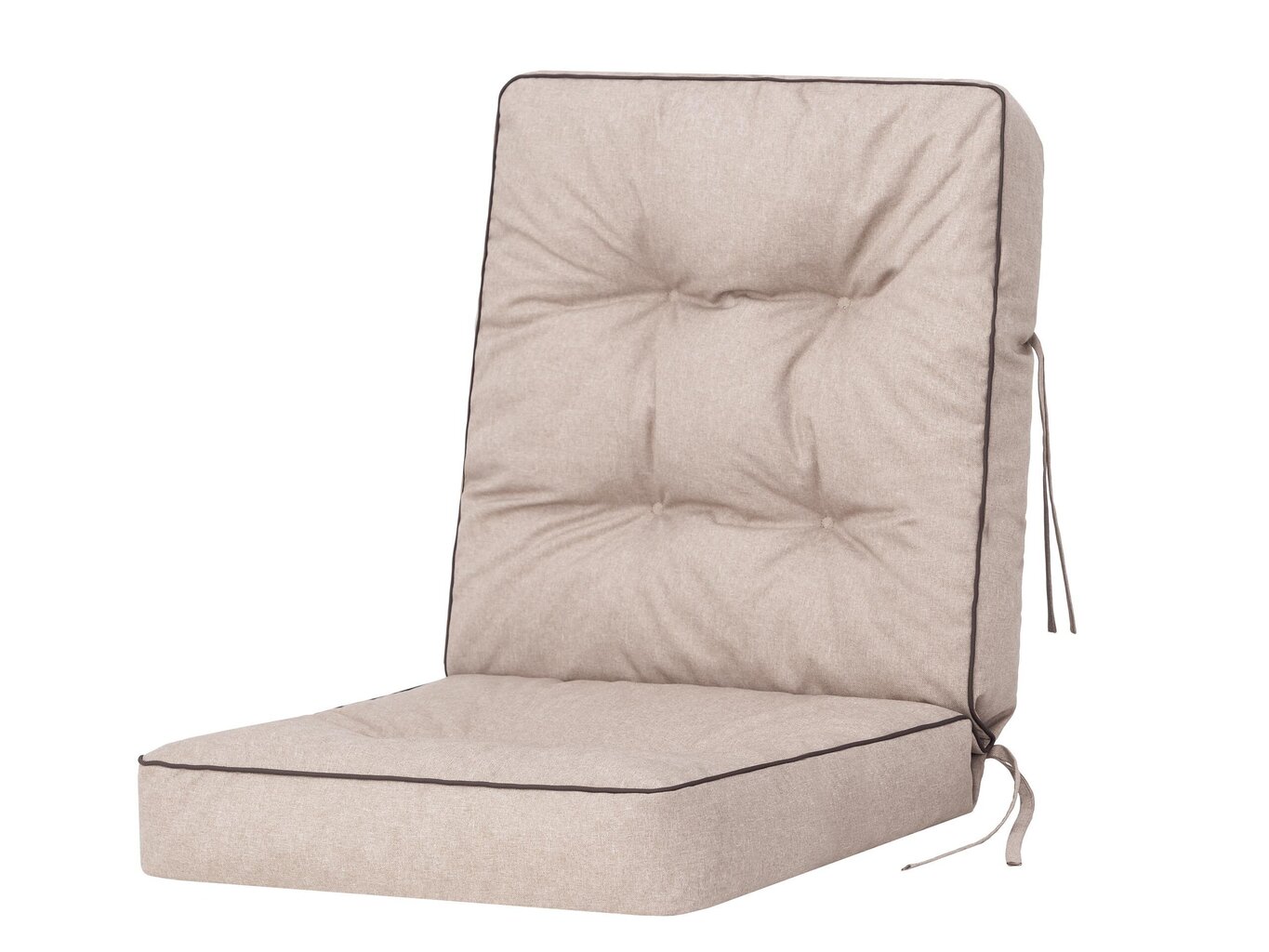 Pagalvė kėdei Hobbygarden Venus 60cm, smėlio spalvos цена и информация | Pagalvės, užvalkalai, apsaugos | pigu.lt