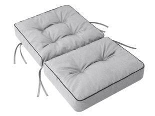 Подушка для стула Hobbygarden Venus 60см, светло-серая цена и информация | Подушки, наволочки, чехлы | pigu.lt