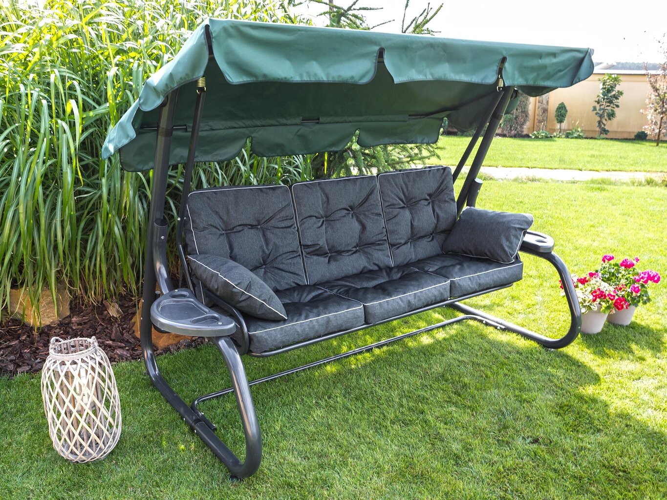 Pagalvė kėdei Hobbygarden Venus 60cm, juoda цена и информация | Pagalvės, užvalkalai, apsaugos | pigu.lt